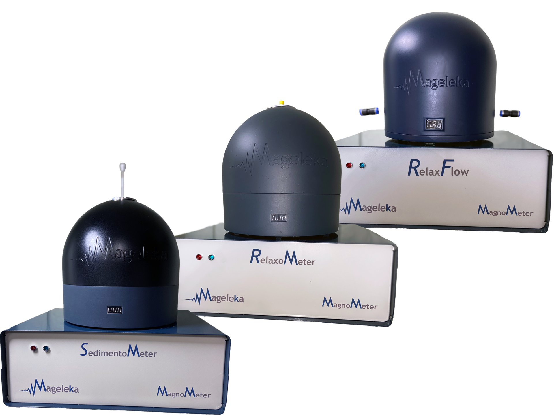 Mageleka MagnoMeter™ XRS - A device that uses NMR relaxation for non-invasive routine analysis of complex solid-liquid and liquid-liquid formulations